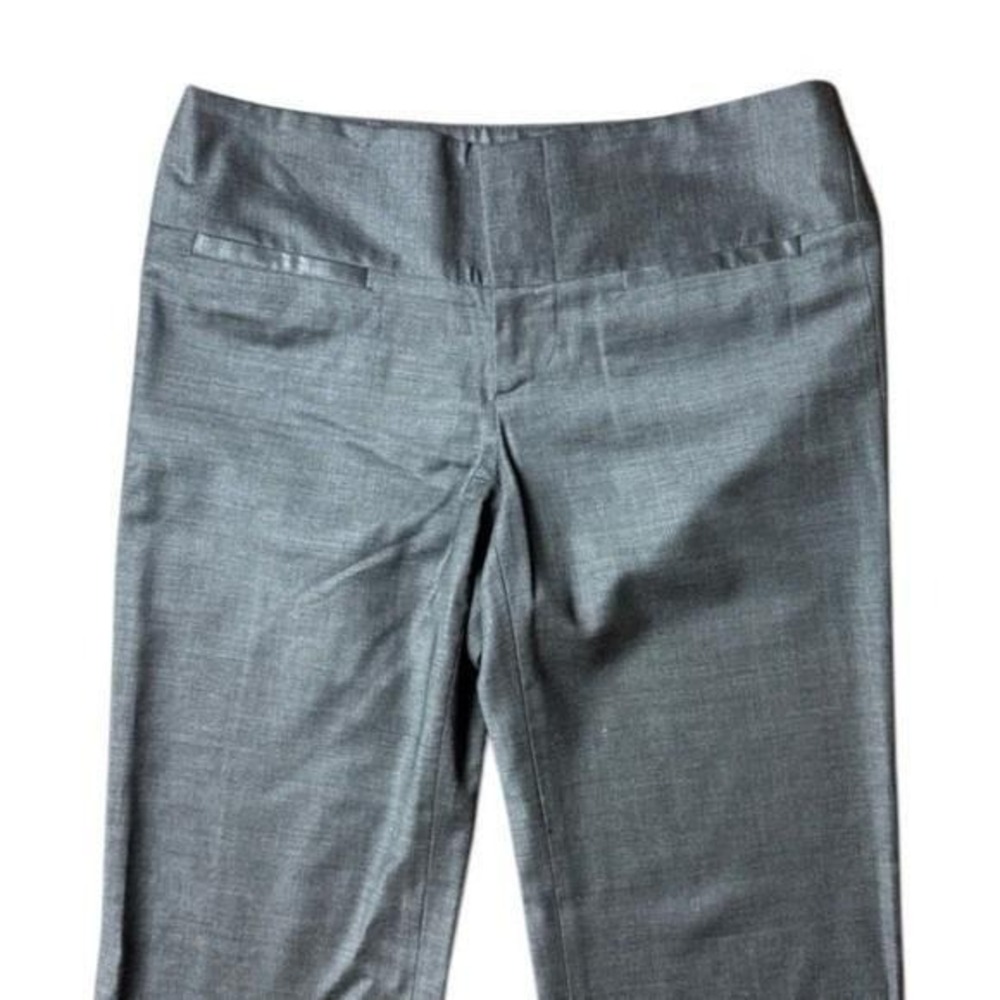 alice + olivia Wool Gray Flared Dress Pants Women's Size 8 - Picture 3 of 10